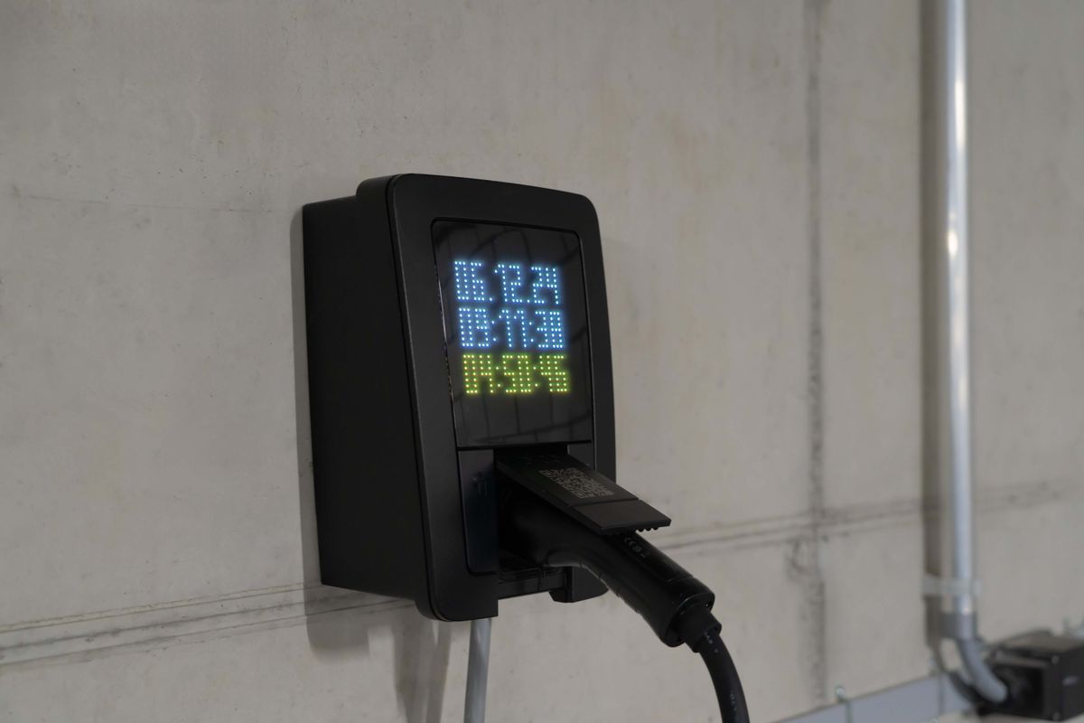 EV charging station installation